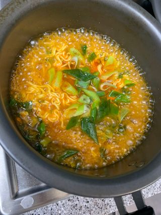 [풀무원] 자연은맛있다 정면, 백면, 홍면  세트 — 5점을 준 리뷰어가 2021년 4월 올린 사용 사진