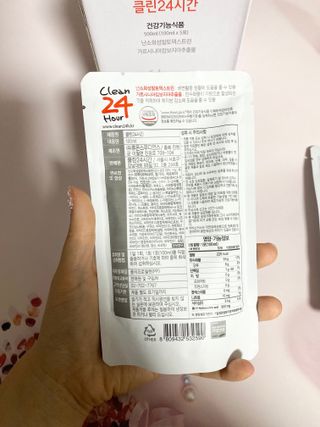 클린24시간 1BOX(5포) + 전용보틀(500ml) — 5점을 준 리뷰어가 2023년 2월 올린 사용 사진