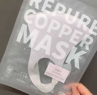 [에이블밤부] 리퓨어 쿠퍼 마스크 10color — 5점을 준 리뷰어가 2021년 3월 올린 사용 사진