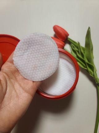 메디필 레드 락토 콜라겐 필링패드 — 5점을 준 리뷰어가 2021년 2월 올린 사용 사진