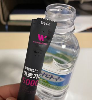 [푸름웰니스] 아르기닌 5000 (10g x 100포) — 4점을 준 리뷰어가 2022년 4월 올린 사용 사진