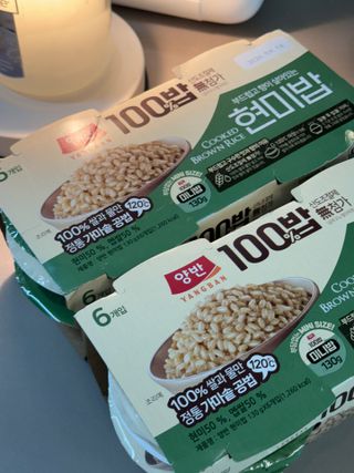 [구매평]양반 동원 양반 100밥 현미밥, 130g, 12개 — 5점을 준 리뷰어가 2025년 5월 올린 사용 사진