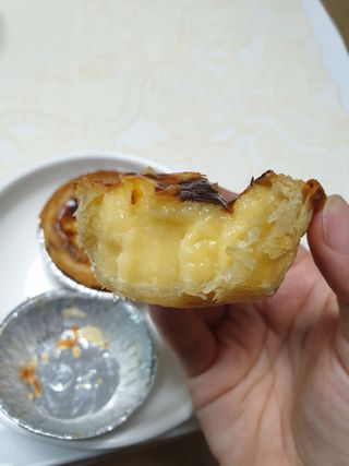 디앙뜨 포르투갈 에그타르트 오리지널 맛+패션후르츠+초콜릿타르트 맛 중 택1 — 4점을 준 리뷰어가 2021년 7월 올린 사용 사진