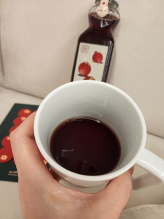 [바이윙클] 페르시아 유기농 석류 착즙주스 750ml 2병 + 선물박스 세트 — 5점을 준 리뷰어가 2022년 2월 올린 사용 사진