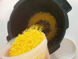 하나로라이스 기능성쌀 5종 1kg  환경을 생각한 다회용 용기 사용 — 5점을 준 리뷰어가 2022년 1월 올린 사용 사진