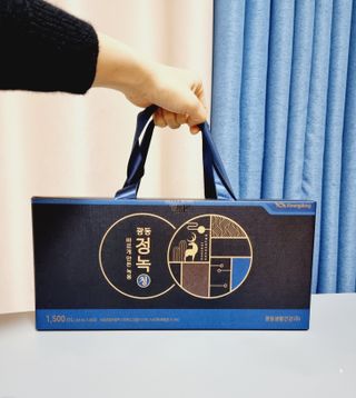 광동생활건강 [광동] 바르게 만든 녹용, 광동정녹청 — 5점을 준 리뷰어가 2021년 11월 올린 사용 사진
