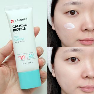 리더스코스메틱 리더스 카밍 바이오틱스 선 에센스 SPF 50+ PA++++ — 5점을 준 리뷰어가 2022년 6월 올린 사용 사진
