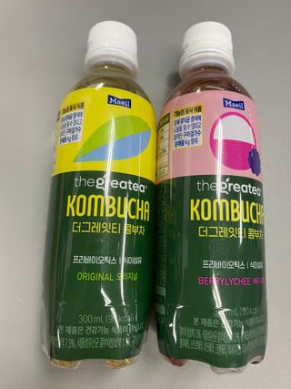 더그레잇티 콤부차 300ml *12개입 (오리지널 6개+베리리치 6개) — 5점을 준 리뷰어가 2022년 7월 올린 사용 사진