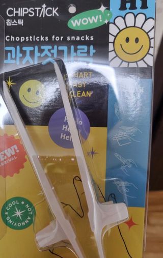 칩스틱 과자젓가락 게이밍젓가락 2ea / KC인증 식품용 — 5점을 준 리뷰어가 2021년 11월 올린 사용 사진