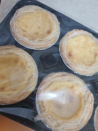 디앙뜨 포르투갈 에그타르트 오리지널 맛+패션후르츠 맛 중 택1 — 4점을 준 리뷰어가 2021년 7월 올린 사용 사진