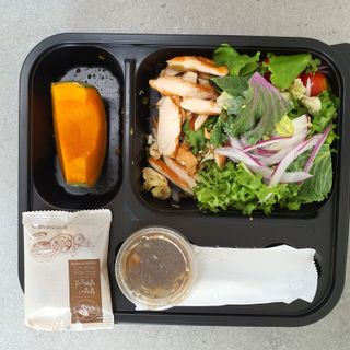 참살이도시락 작심삼일 샐러드도시락 3개 맛보기 새벽배송 또는 택배배송 — 4점을 준 리뷰어가 2021년 8월 올린 사용 사진