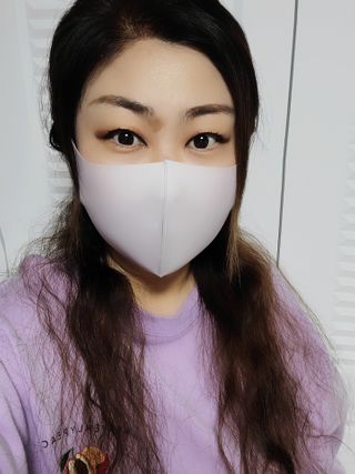 [에이블밤부] 리퓨어 쿠퍼 마스크 10color — 5점을 준 리뷰어가 2021년 1월 올린 사용 사진