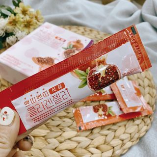 헬스업_쁘띠쁘띠석류콜라겐젤리_20g x 14포 — 5점을 준 리뷰어가 2021년 1월 올린 사용 사진