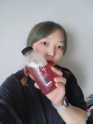 클린24시간 1BOX(5포) + 전용보틀(500ml) — 5점을 준 리뷰어가 2023년 8월 올린 사용 사진