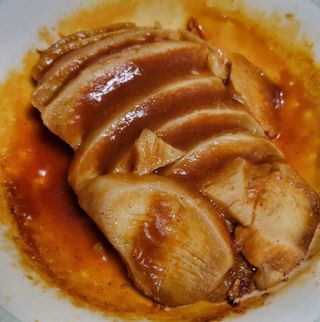 한끼통살 슬라이스 닭가슴살 — 3점을 준 리뷰어가 2023년 2월 올린 사용 사진