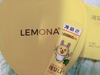 맛있는 비타민 습관 레모나 카카오프렌즈 에디션 — 5점을 준 리뷰어가 2021년 12월 올린 사용 사진