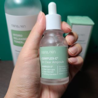 나나스킨 콤플렉스씨쓰리닥터클리어앰플 — 5점을 준 리뷰어가 2021년 9월 올린 사용 사진