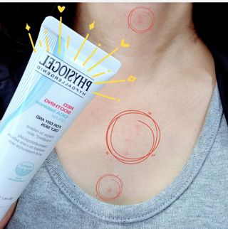 피지오겔 레드수딩 시카밸런스 크림 50ml — 4점을 준 리뷰어가 2022년 4월 올린 사용 사진