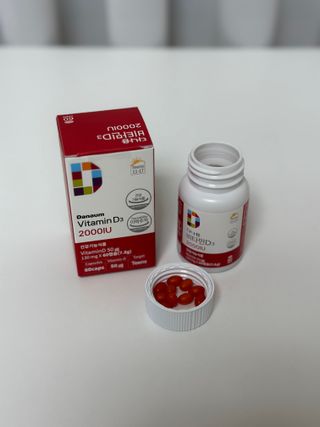 다나음 츄어블 비타민D 2000IU (130ml x 60캡슐) — 5점을 준 리뷰어가 2023년 9월 올린 사용 사진