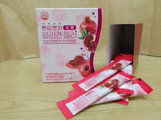 헬스업_쁘띠쁘띠석류콜라겐젤리_20g x 14포 — 5점을 준 리뷰어가 2021년 2월 올린 사용 사진