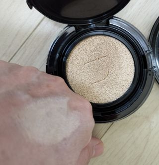 하멜 비건 아쿠아 글로우 제로핏 쿠션 — 5점을 준 리뷰어가 2022년 8월 올린 사용 사진