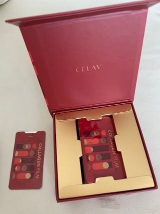 프리마인 귀족의 콜라겐, 92배 흡수율. 럭셔리 프리미엄 셀라브 콜라겐필름 30매 — 5점을 준 리뷰어가 2021년 12월 올린 사용 사진
