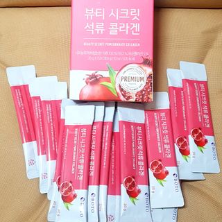 보뚜 슈퍼푸드 뷰티 시크릿 석류 콜라겐 젤리스틱 15포 — 5점을 준 리뷰어가 2021년 12월 올린 사용 사진