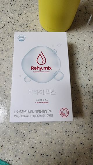 리하이.믹스 수분보충용믹스 리하이.믹스 (Rehy.mix) — 5점을 준 리뷰어가 2022년 6월 올린 사용 사진