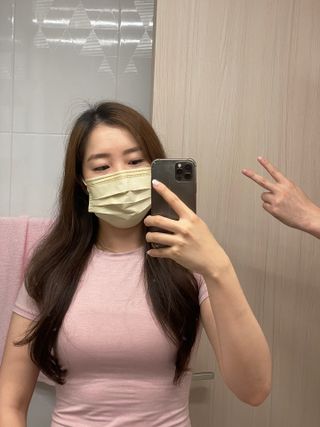 에어에이드 컬러 덴탈 마스크 — 4점을 준 리뷰어가 2021년 8월 올린 사용 사진