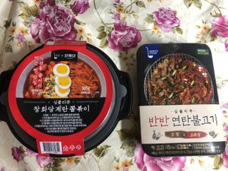 [심플리쿡] 반반연탄불고기, 창화당쫄볶이 SET — 4점을 준 리뷰어가 2021년 2월 올린 사용 사진