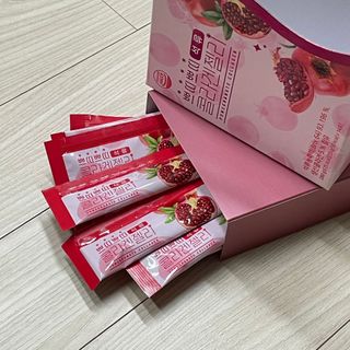 헬스업_쁘띠쁘띠석류콜라겐젤리_20g x 14포 — 4.5점을 준 리뷰어가 2021년 2월 올린 사용 사진
