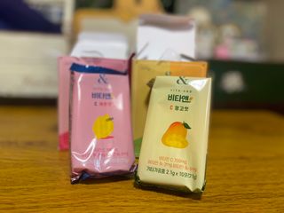 비타앤C 레몬맛, 망고맛 — 5점을 준 리뷰어가 2021년 7월 올린 사용 사진