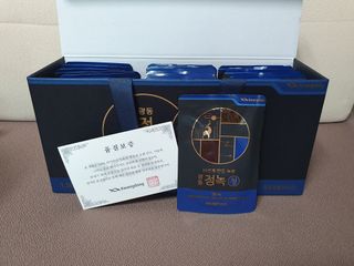 광동생활건강 [광동] 바르게 만든 녹용, 광동정녹청 30포. — 5점을 준 리뷰어가 2022년 7월 올린 사용 사진