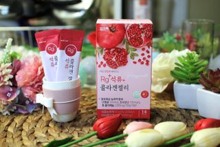 함초록 Rg+ 석류콜라겐젤리 — 3점을 준 리뷰어가 2021년 3월 올린 사용 사진