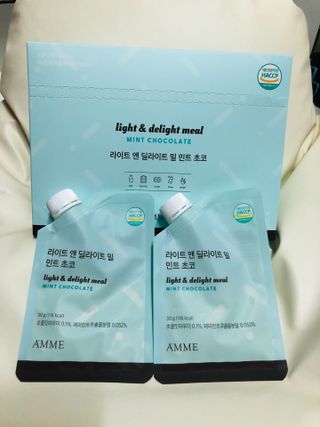 아므_이너뷰티 라이트 앤 딜라이트 밀 민트 초코 — 5점을 준 리뷰어가 2021년 8월 올린 사용 사진