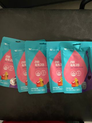 푸름웰니스 라바 쑥쑥구미 36g — 5점을 준 리뷰어가 2022년 3월 올린 사용 사진
