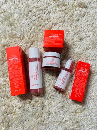 아이앤립 / EYENLIP 아이앤립 연어오일 리바이탈라이징 토너+앰플+크림 3종 세트 — 5점을 준 리뷰어가 2021년 5월 올린 사용 사진