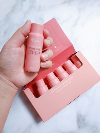 랩앤뷰티 메가 벨벳 콜라겐 12000 — 4.5점을 준 리뷰어가 2021년 5월 올린 사용 사진