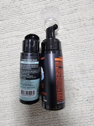 코스모먼트 부스티모 부스팅샴푸60ml + 비듬세정 진정샴푸50ml — 5점을 준 리뷰어가 2021년 11월 올린 사용 사진
