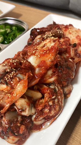 셰프애찬 별미김치 굴겉절이 1kg — 5점을 준 리뷰어가 2022년 12월 올린 사용 사진