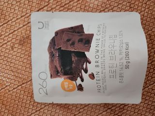 신상품) 딜라이트 프로젝트 프로틴  브라우니칩/ 카스테라칩 총 6EA — 4점을 준 리뷰어가 2022년 5월 올린 사용 사진