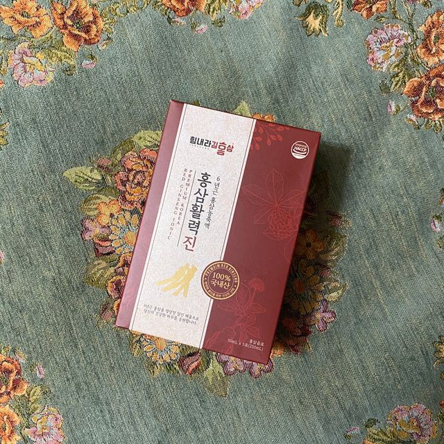 힘내라김홍삼 홍삼활력진 50ml x 5포 리뷰 사진