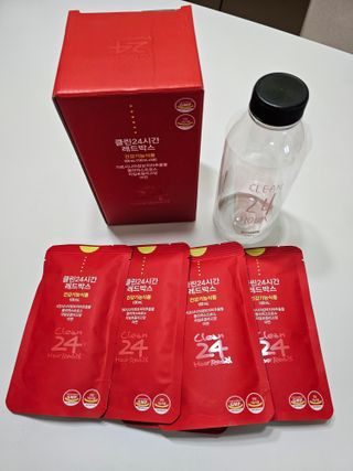 클린24시간 레드박스 1BOX(5포) + 전용보틀(500ml) — 5점을 준 리뷰어가 2024년 3월 올린 사용 사진