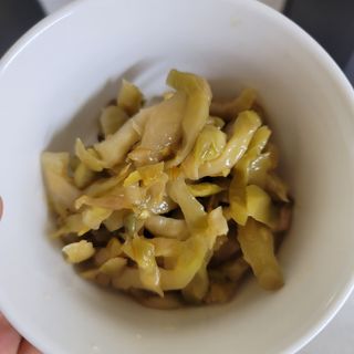 루시델리 야미하우스 홍콩 스파이시 프리미엄 짜사이 무침 500g — 4점을 준 리뷰어가 2024년 6월 올린 사용 사진