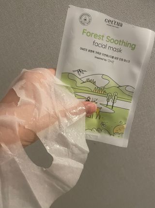세뚜아(Cettua) 나우[세뚜아] 포레스트 수딩 마스크 Cettual Forest  Soothing Mask 4매 — 5점을 준 리뷰어가 2024년 3월 올린 사용 사진