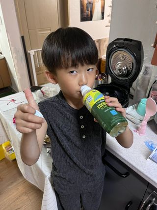 더그레잇티 콤부차 [매일유업] 더그레잇티 44kcal 콤부차 300ml *12개입 (오리지널 6개+베리리치 6개) — 4점을 준 리뷰어가 2023년 8월 올린 사용 사진