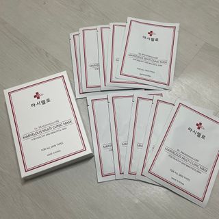 닥터마시멜로 마블러스 멀티 클리닉 마스크 — 5점을 준 리뷰어가 2021년 2월 올린 사용 사진