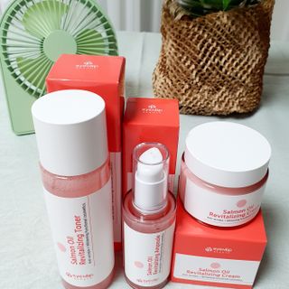 아이앤립 / EYENLIP 아이앤립 연어오일 리바이탈라이징 토너+앰플+크림 3종 세트 — 4점을 준 리뷰어가 2021년 7월 올린 사용 사진