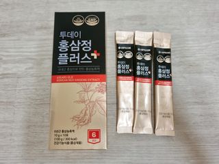 서울약사신협_투데이홍삼정플러스스틱_10g x 30포 — 5점을 준 리뷰어가 2021년 5월 올린 사용 사진
