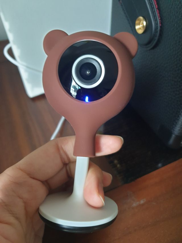 헤이홈 스마트 홈카메라 + 헤이베어 캐릭터커버 리뷰 사진